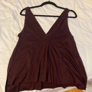 Madewell satin blend top
